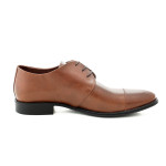 Кафяви официални мъжки обувки, естествена кожа - всекидневни обувки за целогодишно ползване N 100015011